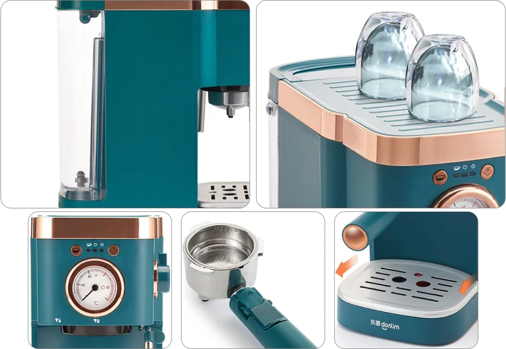 espresso machine with frother and grinder