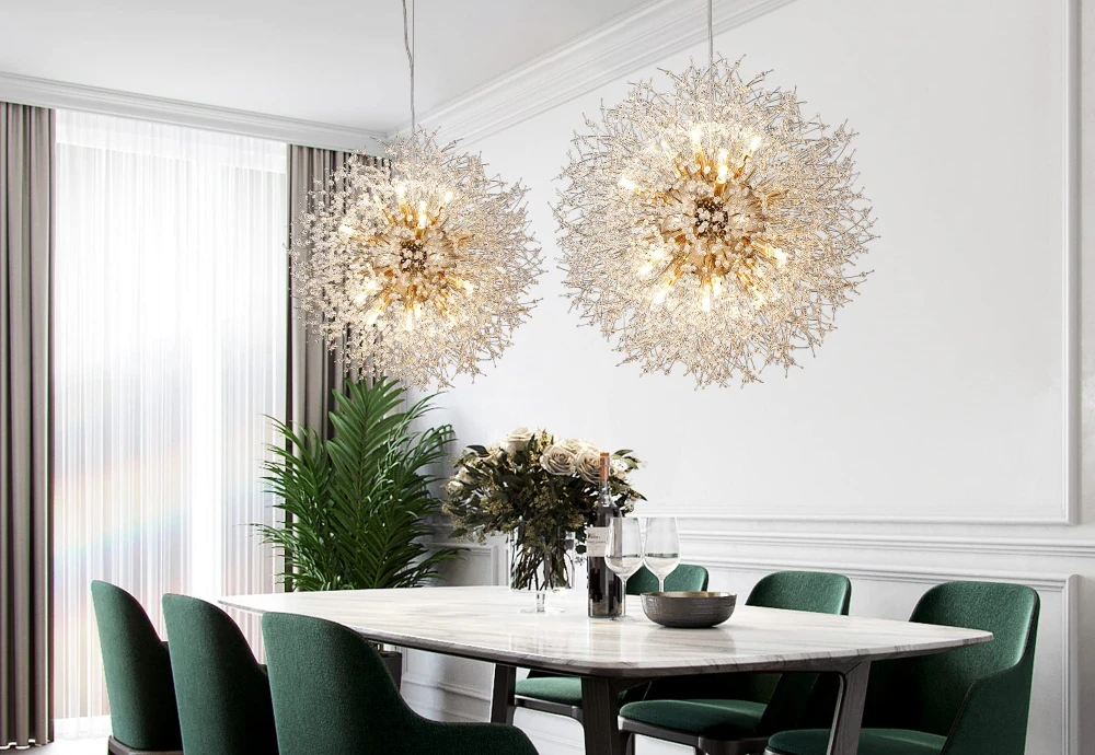 large crystal chandelier