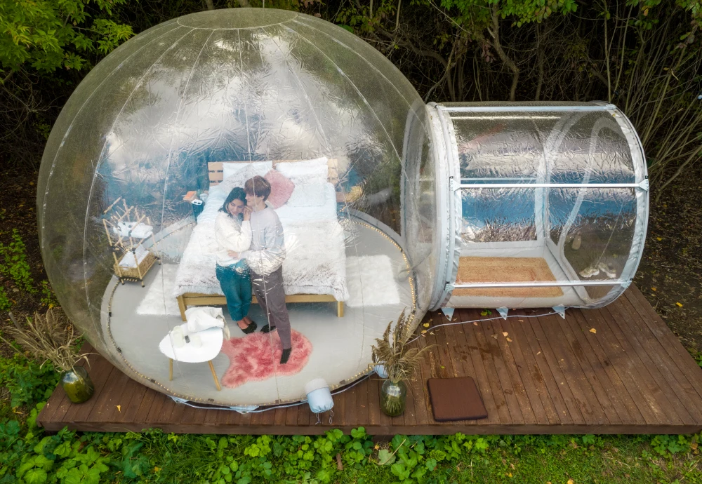 bubble tents for outdoor dining